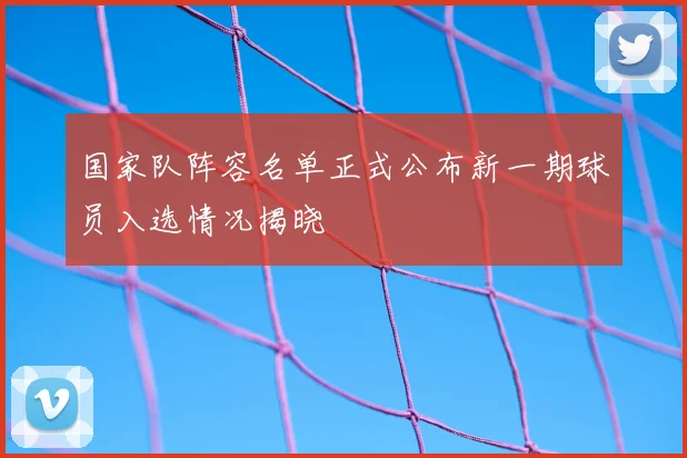 国家队阵容名单正式公布新一期球员入选情况揭晓